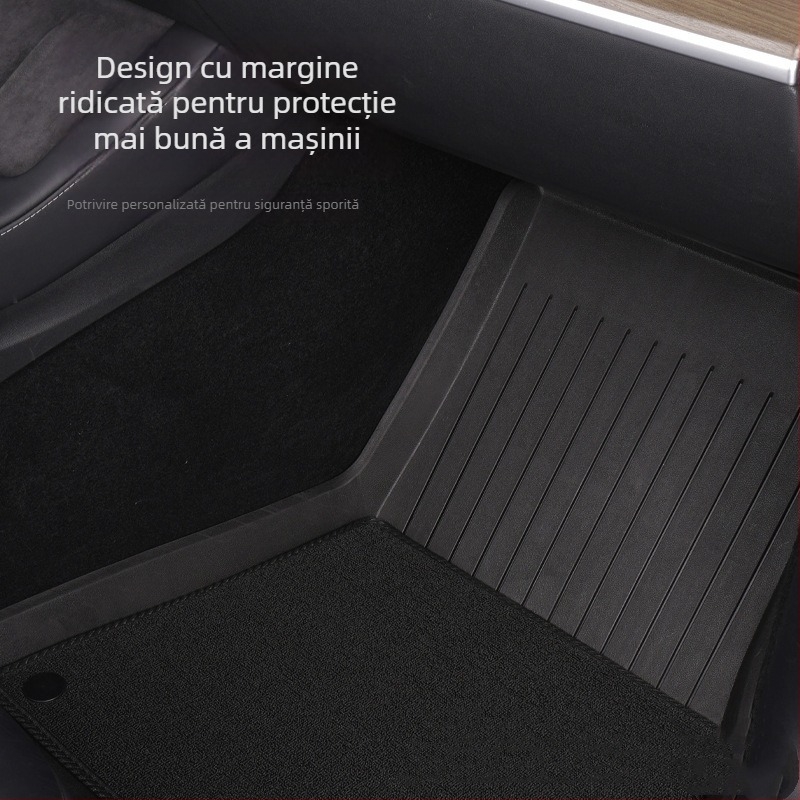 Covorașe de podea pentru Tesla Model Y și Model 3, acoperire completă – TPE/cauciuc sintetic, Cheyoubao