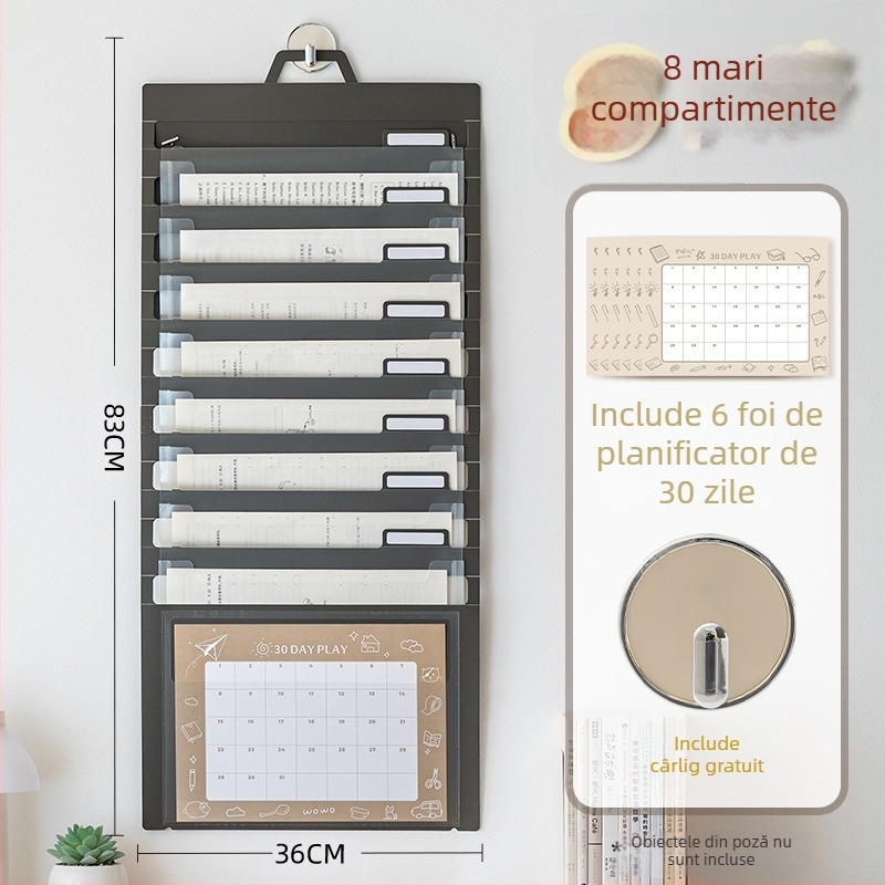 Geantă transparentă pentru fișiere, pliabilă, materiale de studiu, PP material, geantă cu șnur