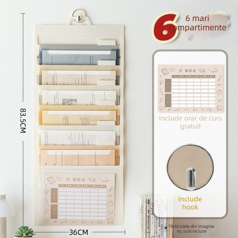 Geantă transparentă pentru fișiere, pliabilă, materiale de studiu, PP material, geantă cu șnur