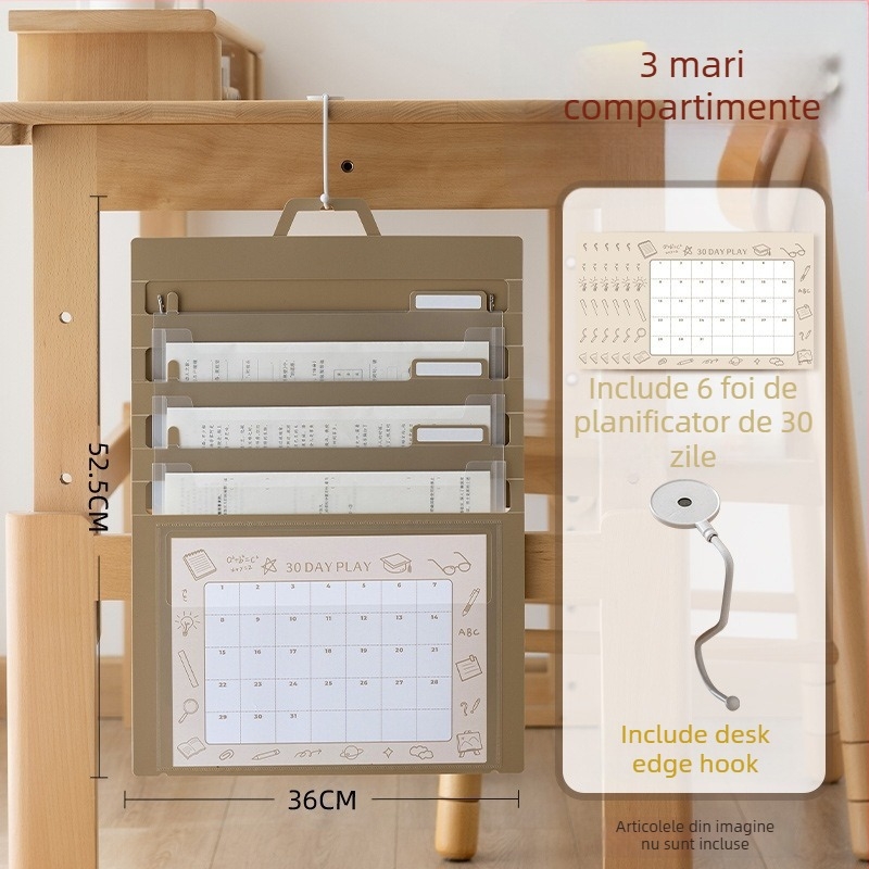 Geantă transparentă pentru fișiere, pliabilă, materiale de studiu, PP material, geantă cu șnur