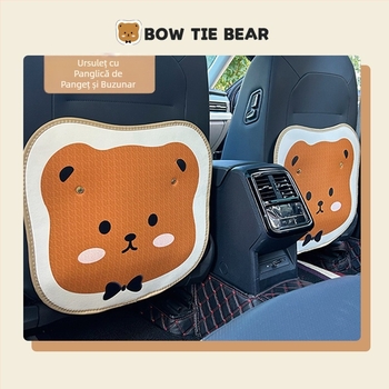 Protector pentru spătarul scaunului auto – piele, durabil, impermeabil, pentru toate anotimpurile, margini cusute