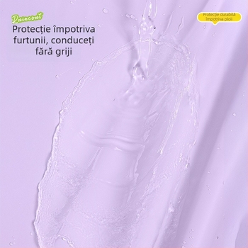 Pelerină de ploaie, stil farfurie zburătoare, țesătură groasă, imprimare de logo permisă (adult, o persoană)