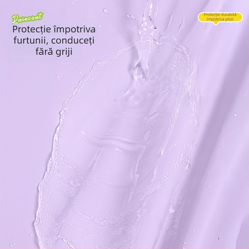 Pelerină de ploaie, stil farfurie zburătoare, țesătură groasă, imprimare de logo permisă (adult, o persoană)