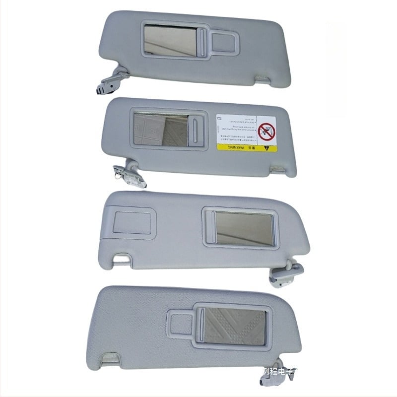 Oglindă HD pentru machiaj auto – fixare universală, montaj cu adeziv, stil simplu