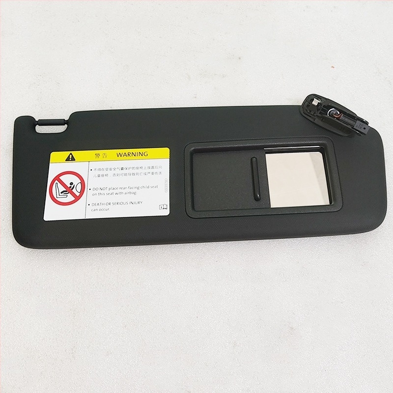 Oglindă HD pentru machiaj auto – fixare universală, montaj cu adeziv, stil simplu