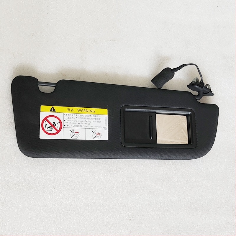 Oglindă HD pentru machiaj auto – fixare universală, montaj cu adeziv, stil simplu