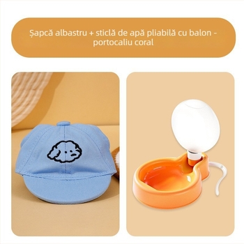 Șapcă pentru câini – baseball cap cu broderie, material plastic, țesătură Twill, stil Japonia și Coreea de Sud, potrivit pentru patru anotimpuri