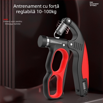 Dispozitiv de antrenare a forței de prindere cu resort — Material PP, 10–100 kg încărcare, pentru antrenamentul brațelor și a încheieturilor