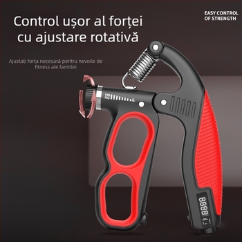 Dispozitiv de antrenare a forței de prindere cu resort — Material PP, 10–100 kg încărcare, pentru antrenamentul brațelor și a încheieturilor