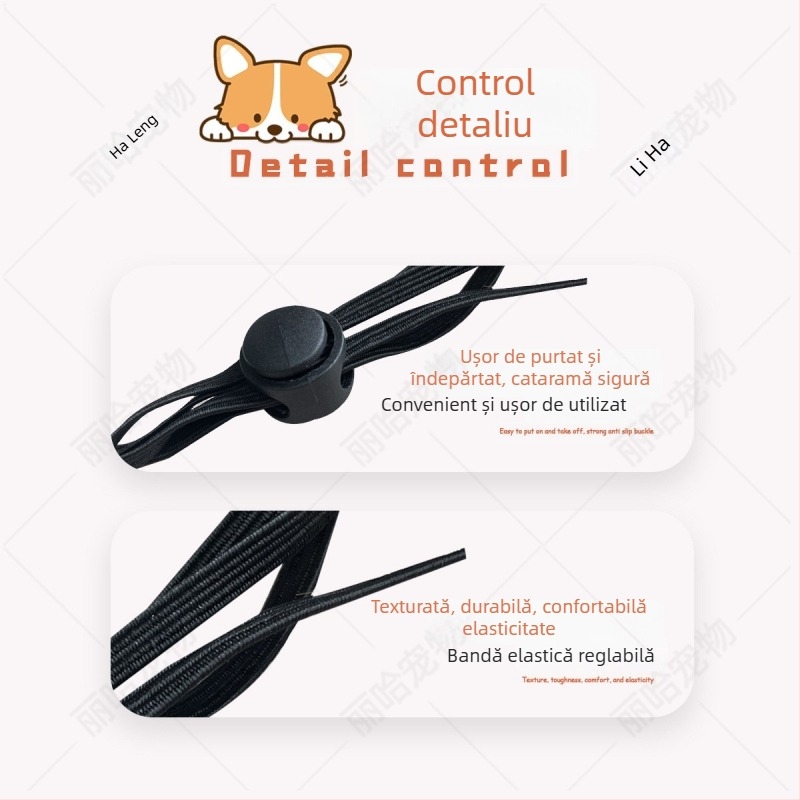 Liha Perucă pentru animale de companie (pisici și câini), stil desen animat, material: sârmă rezistentă la temperaturi înalte, utilizare universală