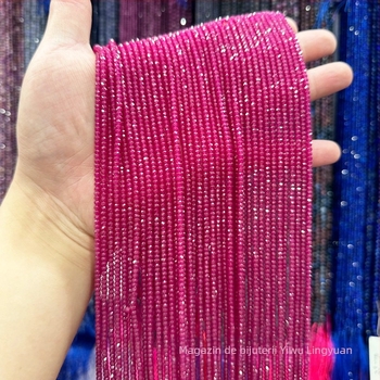 Mărgele libere – corindon, mărgele separatoare tăiate, originea Shanwei, culturare artificială