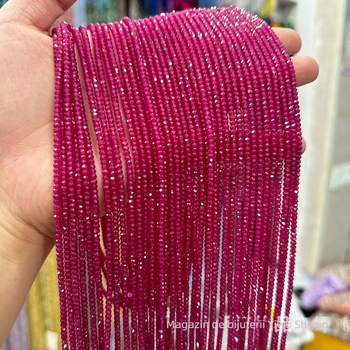 Mărgele libere – corindon, mărgele separatoare tăiate, originea Shanwei, culturare artificială