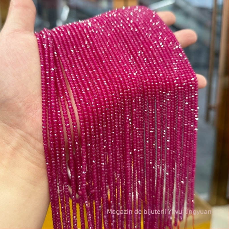 Mărgele libere – corindon, mărgele separatoare tăiate, originea Shanwei, culturare artificială