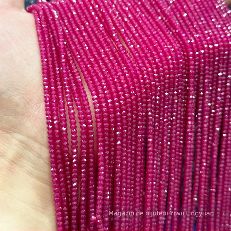 Mărgele libere – corindon, mărgele separatoare tăiate, originea Shanwei, culturare artificială