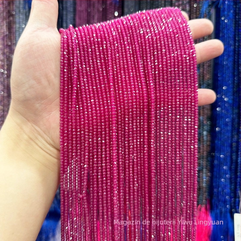 Mărgele libere – corindon, mărgele separatoare tăiate, originea Shanwei, culturare artificială