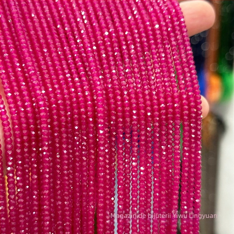 Mărgele libere – corindon, mărgele separatoare tăiate, originea Shanwei, culturare artificială