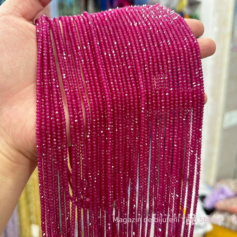 Mărgele libere – corindon, mărgele separatoare tăiate, originea Shanwei, culturare artificială