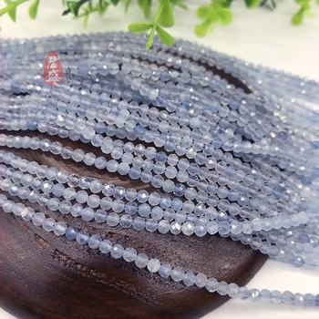 Perle libere din acvamarin natural, fațetate, tăiate din minereu crud — componente DIY bijuterii Junsheng Jewelry