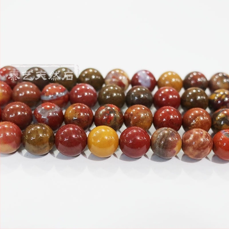 Mărgele libere – Agat rotund lustruit, semifinishate pentru bijuterii DIY