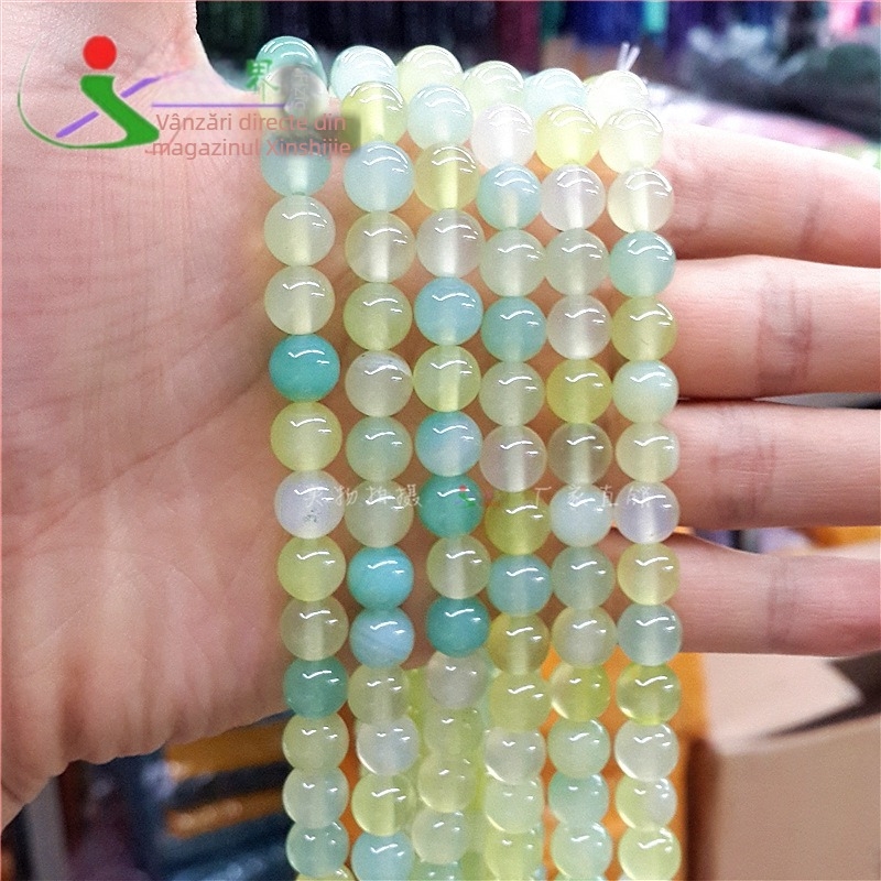 Mărgele libere din agat, lustruire și șlefuire, model totem, stil natural