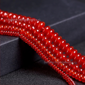 Mărgele disc din agat – mărgele libere, material natural, design original