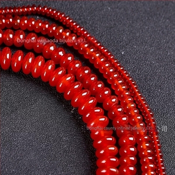 Mărgele disc din agat – mărgele libere, material natural, design original