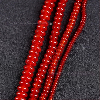 Mărgele disc din agat – mărgele libere, material natural, design original