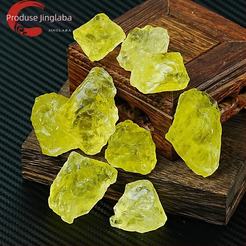 Cristal de citrin natural; piatră brută; specimen mineral; piatră pentru difuzor aromaterapeutic; ornament educațional