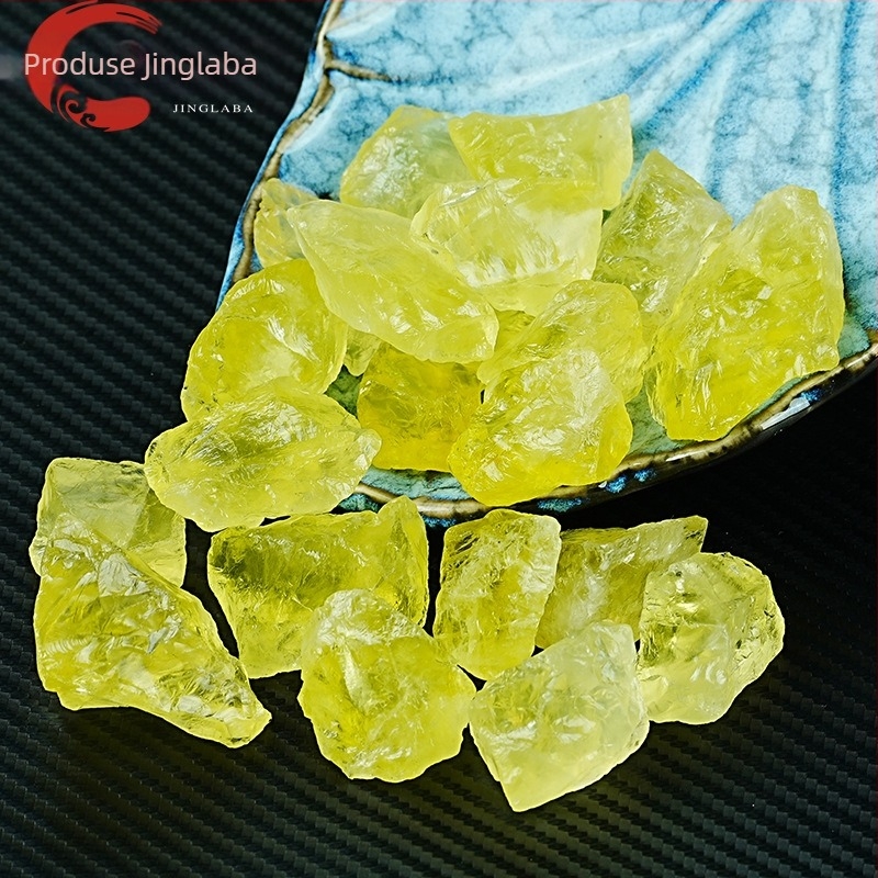 Cristal de citrin natural; piatră brută; specimen mineral; piatră pentru difuzor aromaterapeutic; ornament educațional