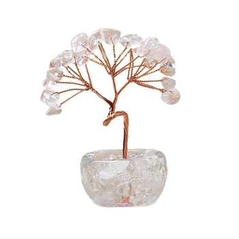 Ornament din cristale – Arborele banilor, stil modern minimalist, realizat manual DIY, marcă Smart, potrivit ca cadou de afaceri