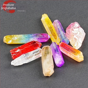 Piatră Dragon Breath naturală – decor mineral din cristal electroplated, pentru acvariu; origine: Lianyungang Donghai County; aspect: piatră brută; tip de cristal: cristal