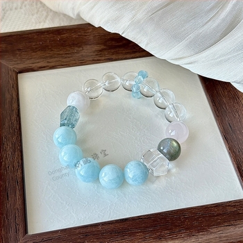 Brățară cu design original, cristal, fără piatră secundară, vara 2025, stil fashion OL