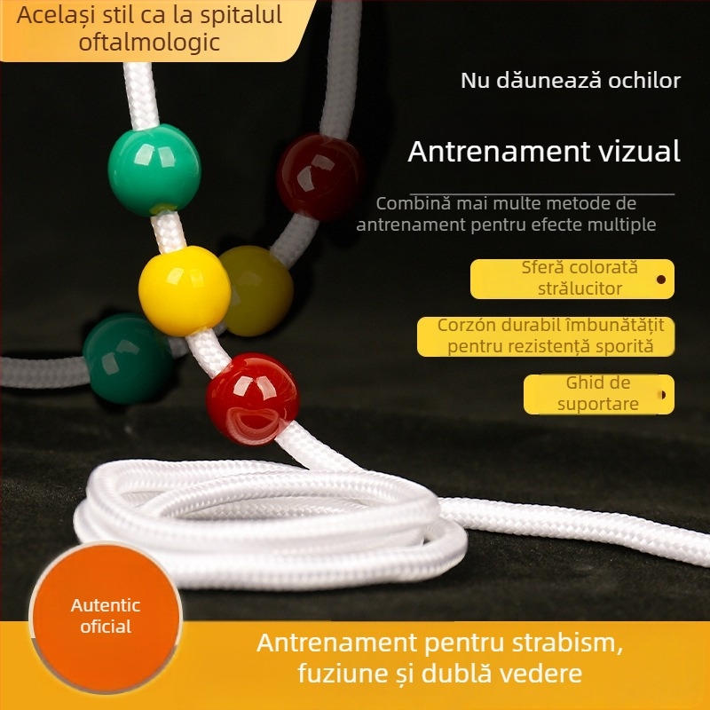 Bilă de antrenament a vederii pentru copii — antrenament pentru miopie și strabism ușor, sferă din nailon, potrivită pentru învățare, călătorii, birou — iarna 2024