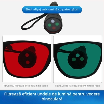 Qt0107 ochelari din plastic pentru antrenament de ambliopie, supresie vizuală, strabism și testarea funcției vizuale — Toamnă 2025