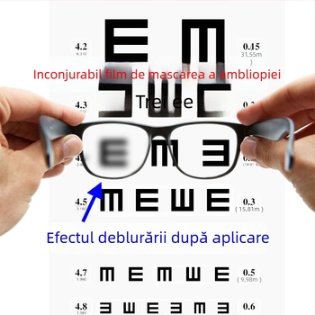 Mască oculară pentru ambliopie cu film de reprimare — film optic, model Amblyopic pressure Film, pentru accesorii, etichetă privată licențiată