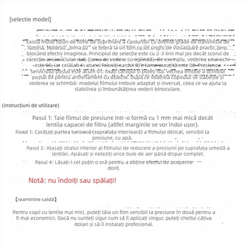 Mască oculară pentru ambliopie cu film de reprimare — film optic, model Amblyopic pressure Film, pentru accesorii, etichetă privată licențiată