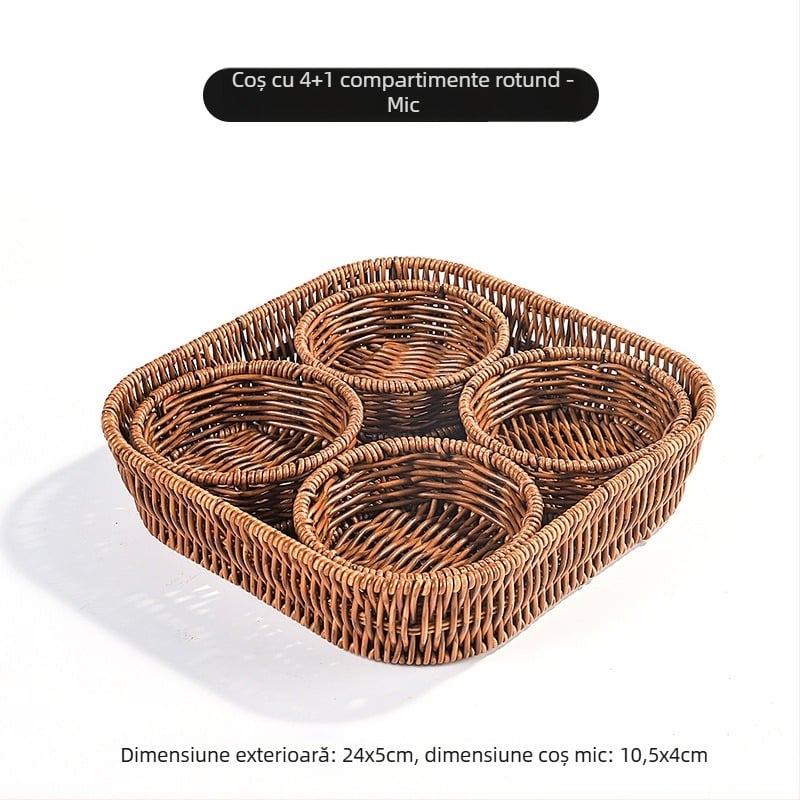 Farfurie pentru fructe – ceramică, stil outdoor, design simplu, Nr. produs 9658412