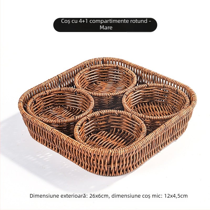 Farfurie pentru fructe – ceramică, stil outdoor, design simplu, Nr. produs 9658412