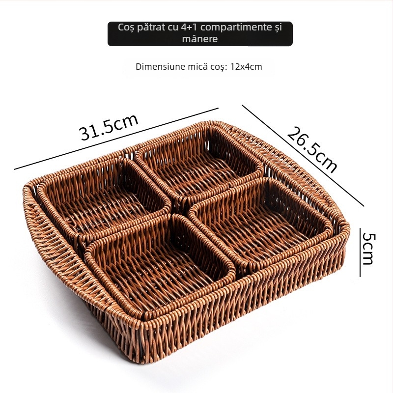 Farfurie pentru fructe – ceramică, stil outdoor, design simplu, Nr. produs 9658412