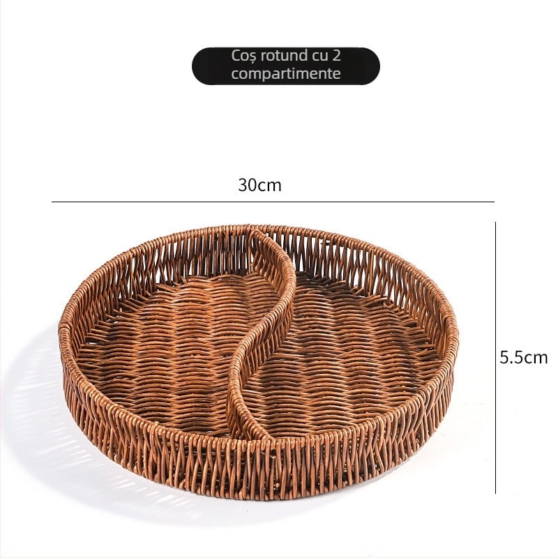 Farfurie pentru fructe – ceramică, stil outdoor, design simplu, Nr. produs 9658412