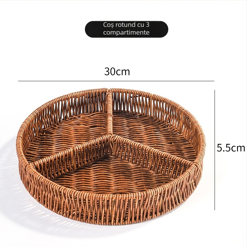 Farfurie pentru fructe – ceramică, stil outdoor, design simplu, Nr. produs 9658412