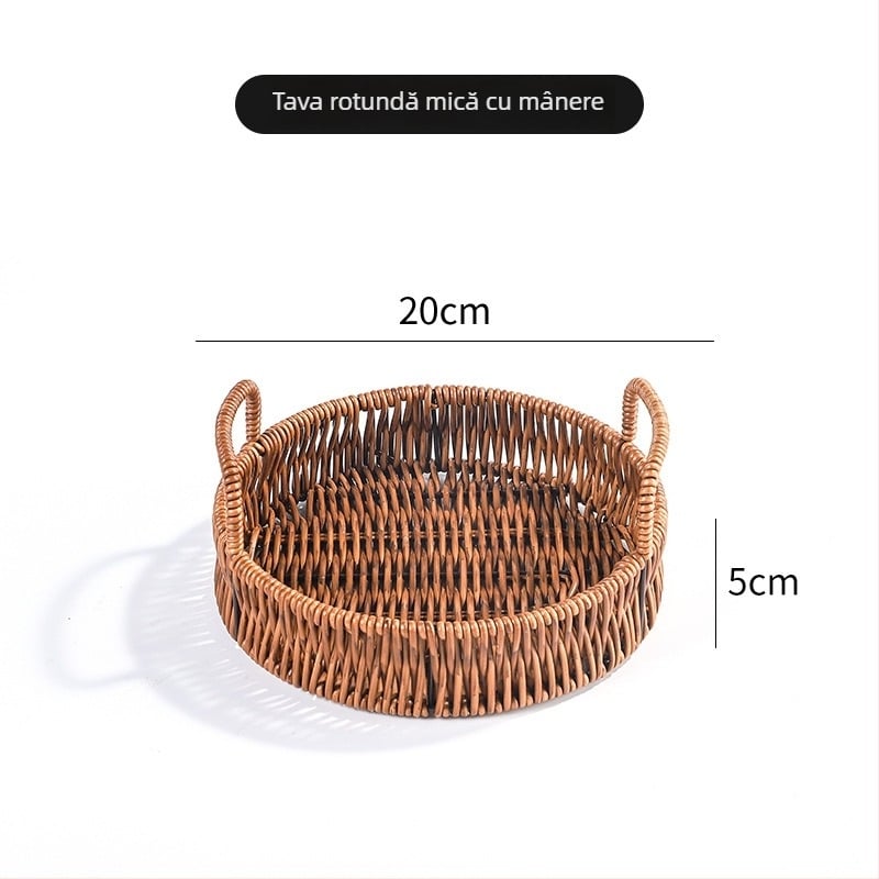 Farfurie pentru fructe – ceramică, stil outdoor, design simplu, Nr. produs 9658412
