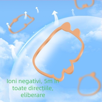 Brățară anti-țânțari cu parfum, brand Warm, stil Kapibala, pentru copii.