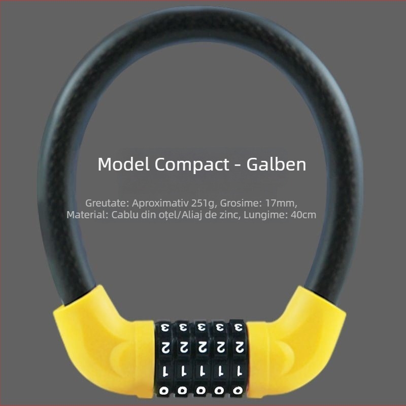 Lacăt pentru ușă vitrină din sticlă cu parolă, deschidere dublă, anti-tăiere și anti-furt, încuietoare mortise în formă de U