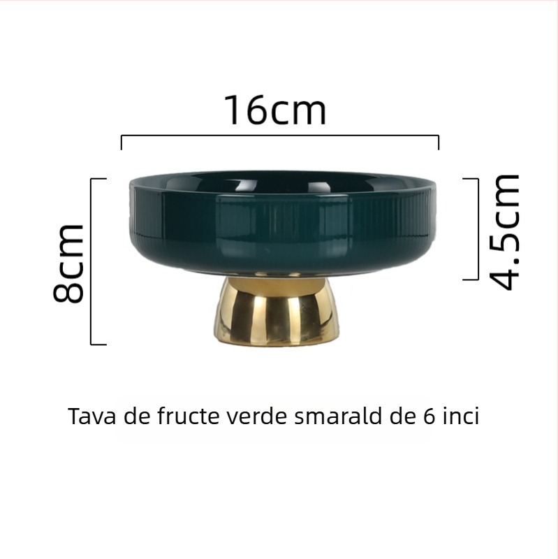 Chen Huang Farfurie de Fructe din Ceramică, Stil Simplu