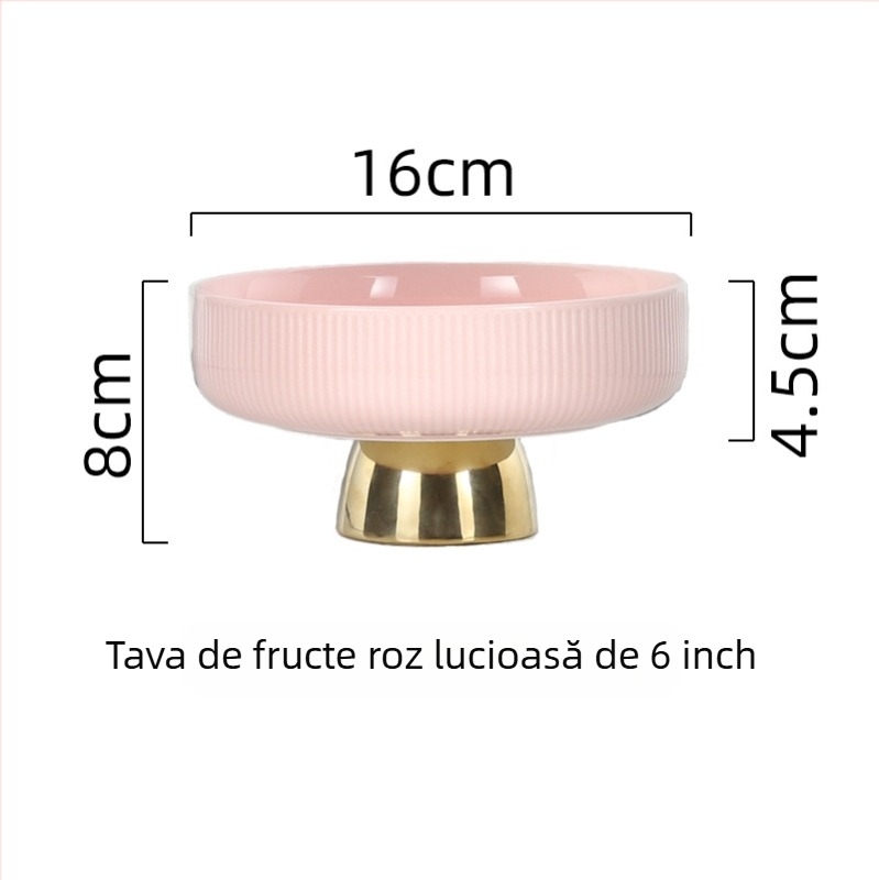 Chen Huang Farfurie de Fructe din Ceramică, Stil Simplu