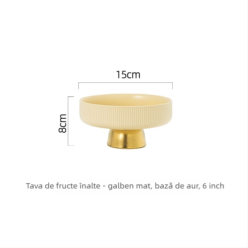 Chen Huang Farfurie de Fructe din Ceramică, Stil Simplu