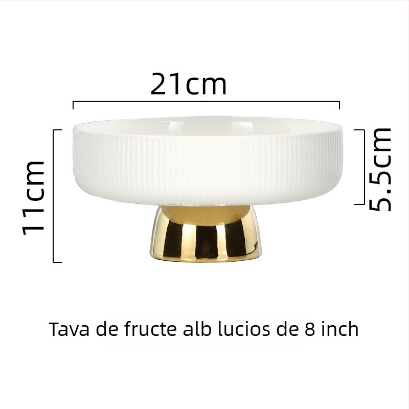 Chen Huang Farfurie de Fructe din Ceramică, Stil Simplu