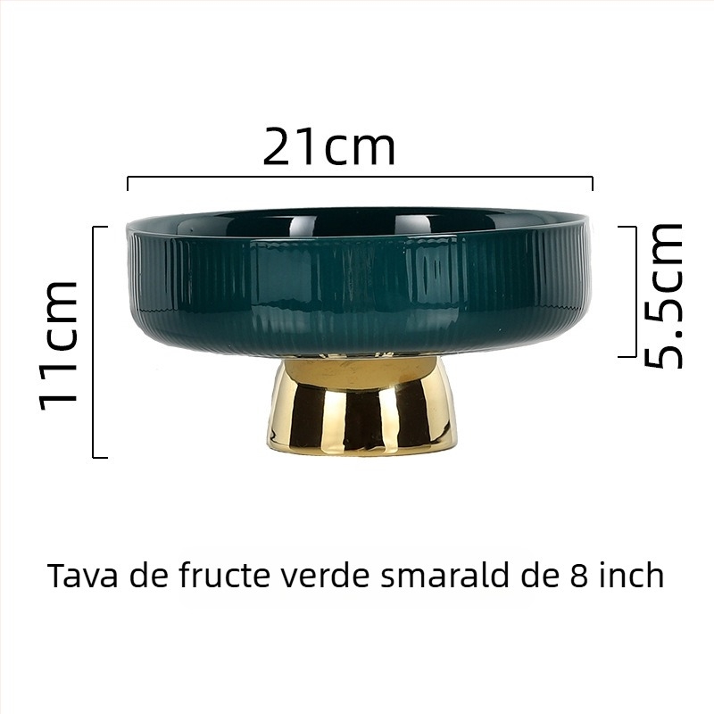 Chen Huang Farfurie de Fructe din Ceramică, Stil Simplu