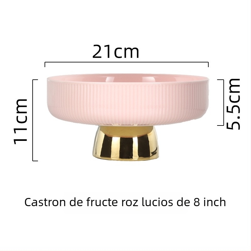 Chen Huang Farfurie de Fructe din Ceramică, Stil Simplu